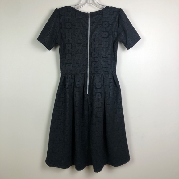 Lularoe black midi dress with pockets - Picture 2 of 5